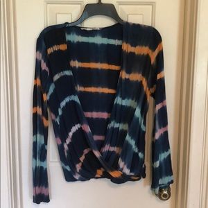 Love stitch tie dye top